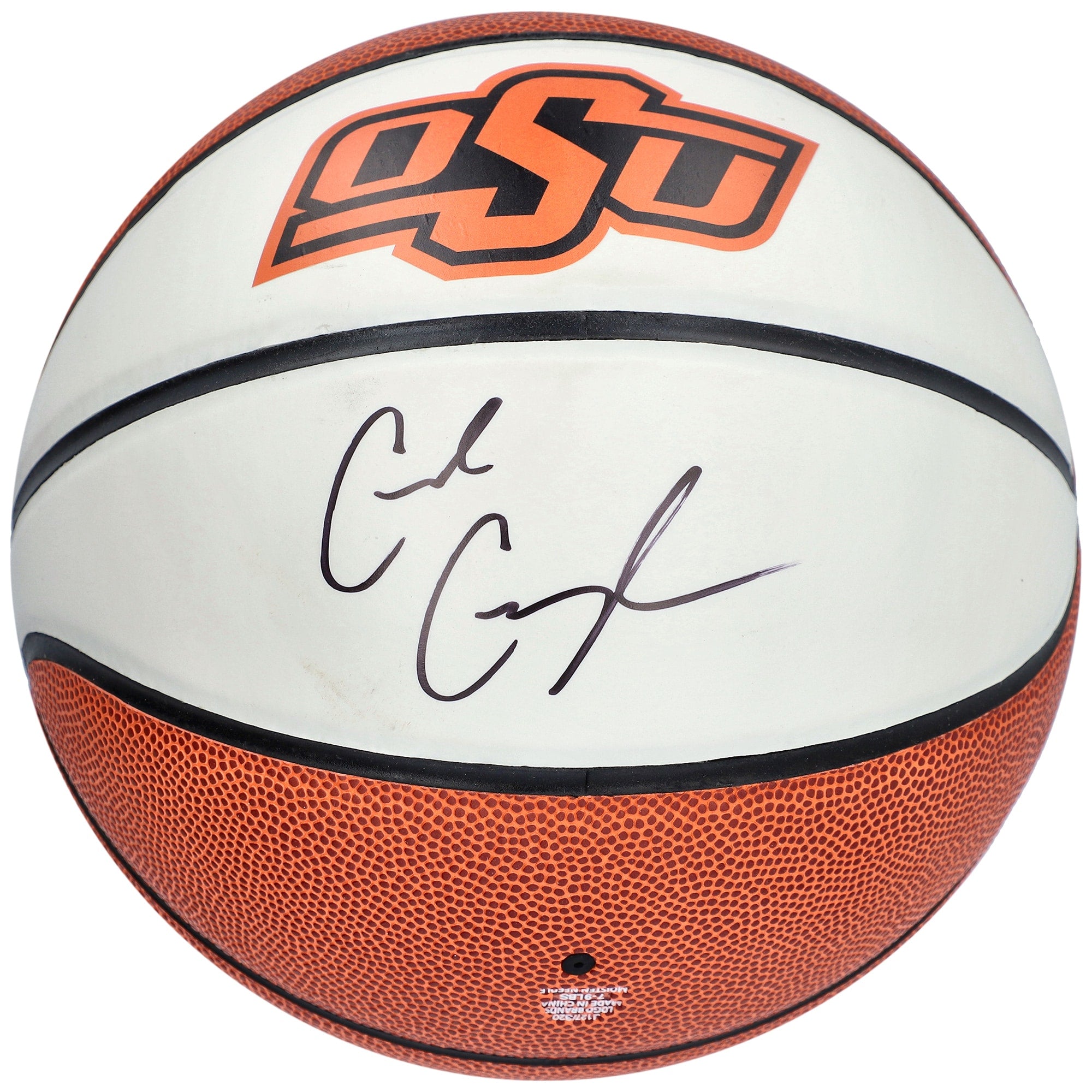 Cade Cunningham Oklahoma State Cowboys Fanatics Authentic Autographed White Panel Basketball