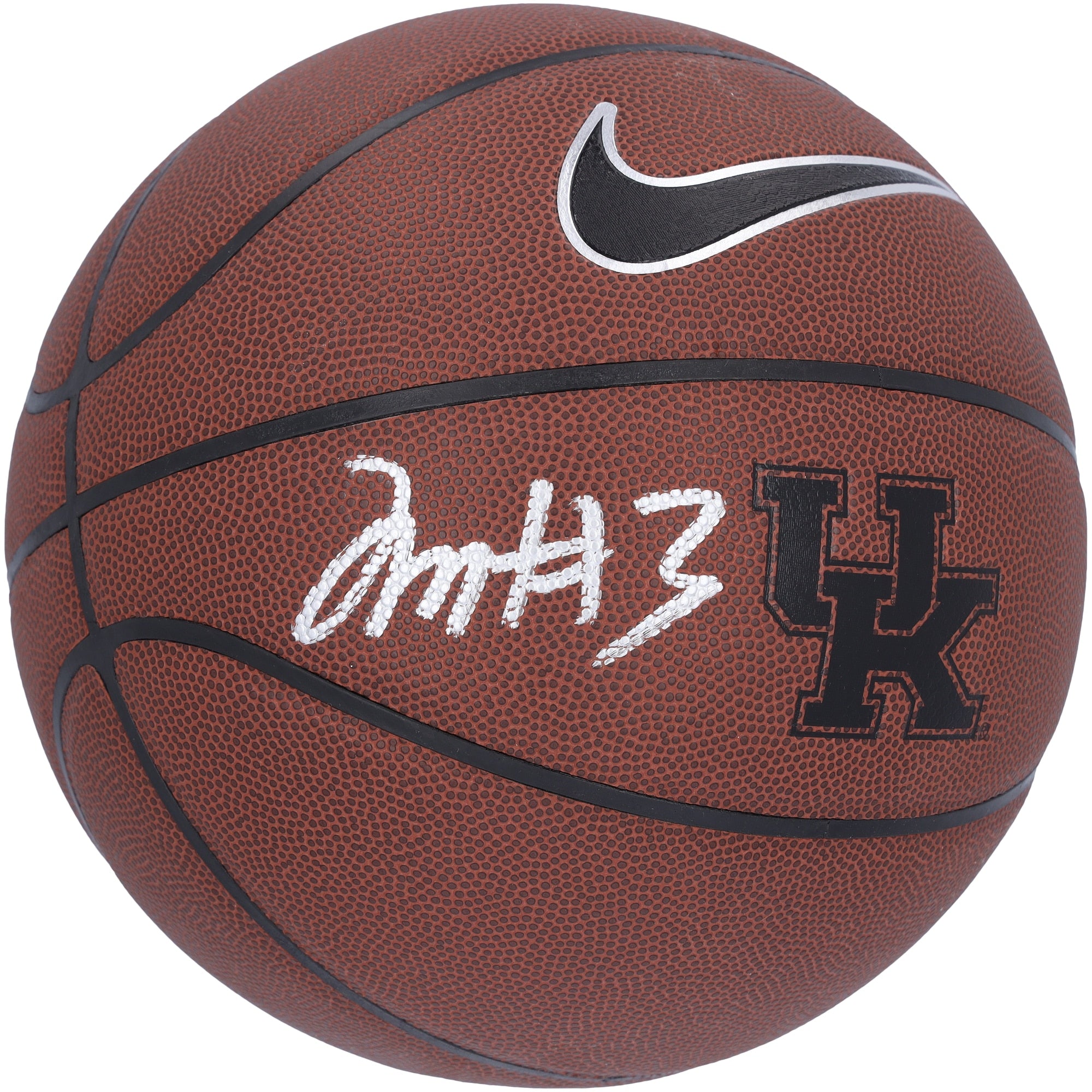 Tyrese Maxey Kentucky Wildcats Autographed Fanatics Authentic Nike Team Logo Replica Basketball