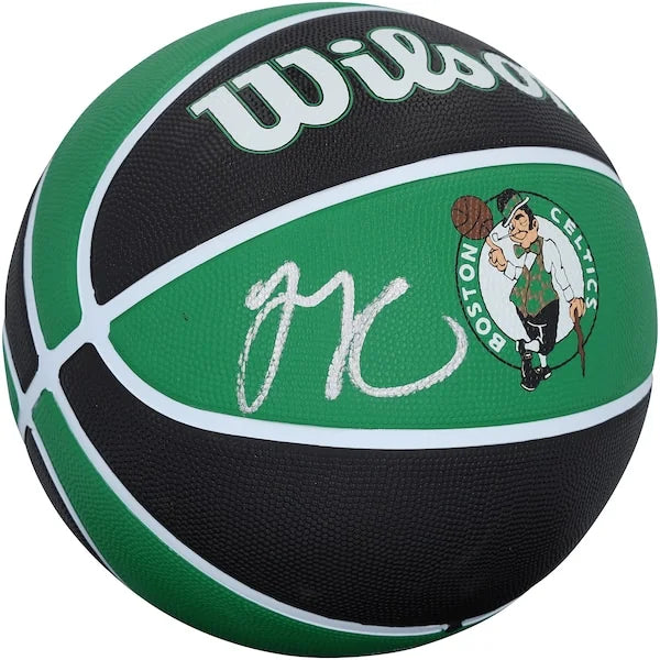 Jayson Tatum Signed Celtics Wilson NBA Team Tribute Basketball | Authenticated