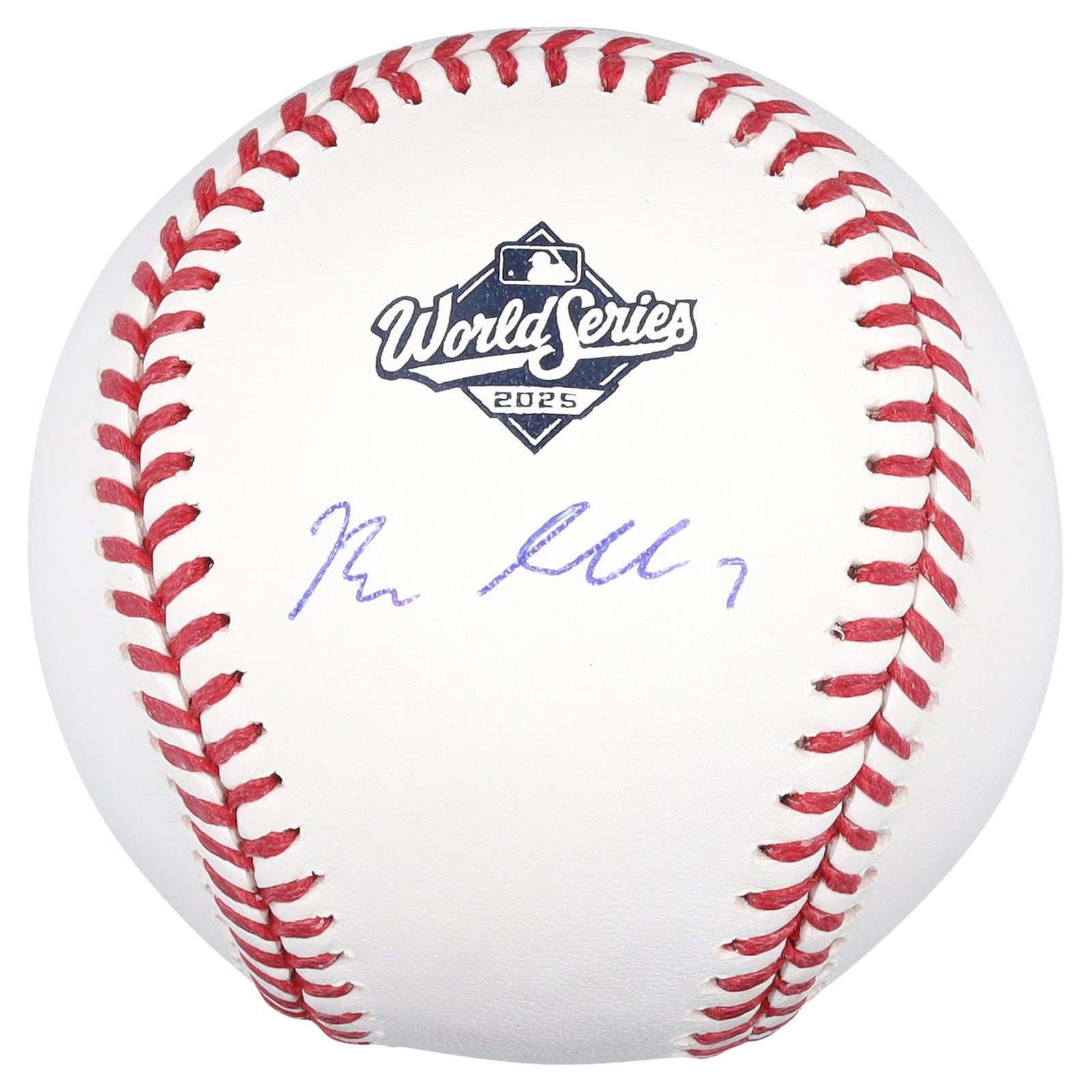 Blake Snell Los Angeles Dodgers Autographed Fanatics Authentic 2025 World Series Logo Baseball - The Ballers Bank