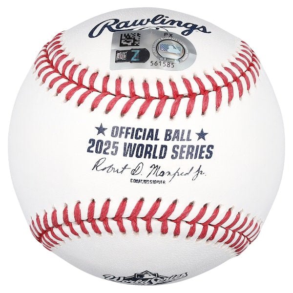 Blake Snell Los Angeles Dodgers Autographed Fanatics Authentic 2025 World Series Logo Baseball - The Ballers Bank