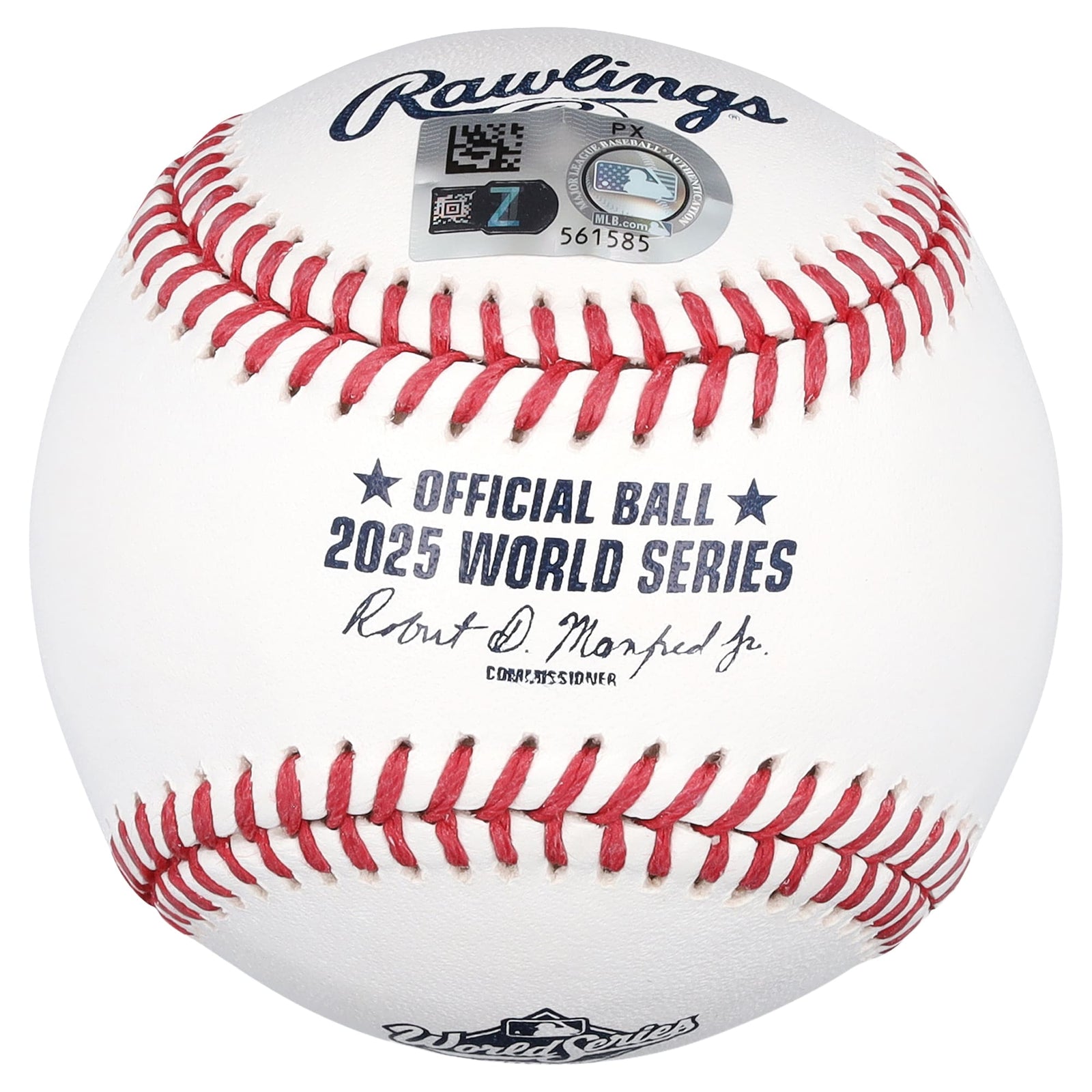 Blake Snell Los Angeles Dodgers Autographed Fanatics Authentic 2025 World Series Logo Baseball - The Ballers Bank