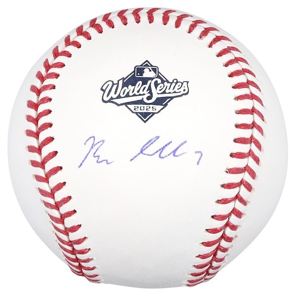 Blake Snell Los Angeles Dodgers Autographed Fanatics Authentic 2025 World Series Logo Baseball - The Ballers Bank