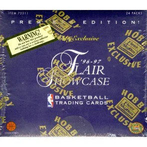 1996 97 Fleer Flair Showcase Basketball Hobby Box Kobe Iverson Rookies (Ships Sealed Only)