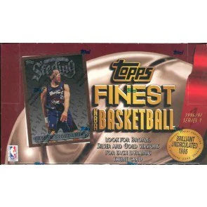 1996 97 Topps Finest Series 1 Basketball Hobby Box 24 Packs (Ships Sealed Only)