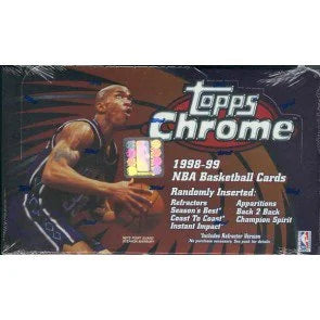 1998 99 Topps Chrome Basketball Hobby Box Vince Carter Rookie (Ships Sealed Only)
