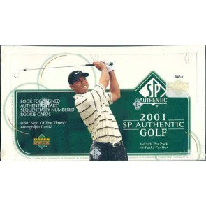 2001 Upper Deck SP Authentic Golf Hobby Box