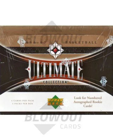 2006-07 Upper Deck Ultimate Collection Basketball Hobby Box (Ships Sealed Only)