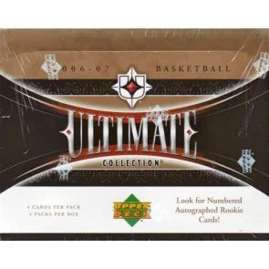 2006-07 Upper Deck Ultimate Collection Basketball Hobby Box (Ships Sealed Only)