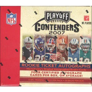 2007 Playoff Contenders Football Hobby 12 Box Case (Ships Sealed Only)