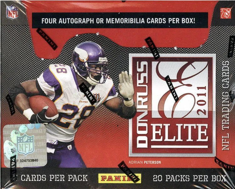2011 Donruss Elite Football Hobby 12 Box Case