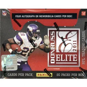 2011 Donruss Elite Football Hobby Box (Ships Sealed Only)