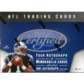 2011 Panini Certified Football Hobby Box Sealed Product (Ships Sealed Only)