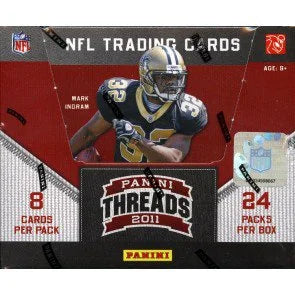 2011 Panini Threads Football Hobby Box (Ships Sealed Only)