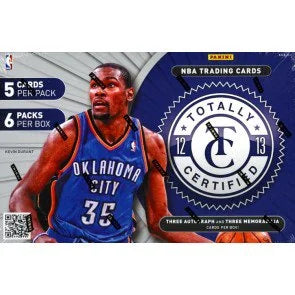 2012 13 Panini Totally Certified Basketball Hobby Box (Ships Sealed Only)