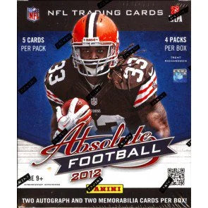 2012 Panini Absolute Memorabilia Football Hobby Box (Ships Sealed Only)