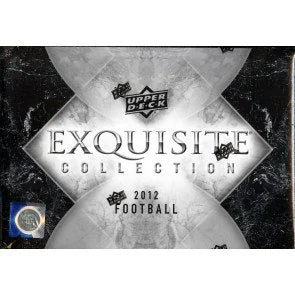 2012 Upper Deck Exquisite Football Hobby Box Five Autographs (Ships Sealed Only)
