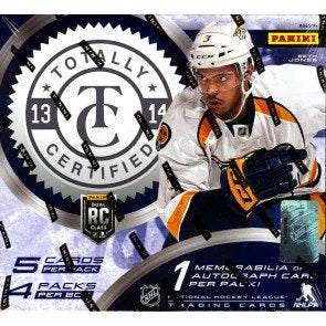 2013-14 Panini Totally Certified Hockey Hobby Box (Ships Sealed Only)