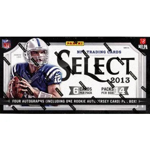 2013 Panini Select Football Hobby Box 4 Autographs Per Box (Ships Sealed Only)