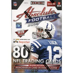 2014 Panini Absolute Memorabilia Football Blaster Box (Ships Sealed Only)