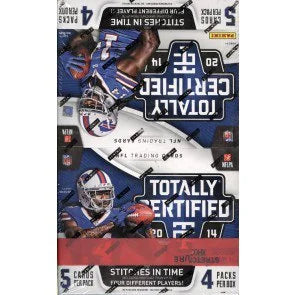 2014 Panini Totally Certified Football Hobby Box (Ships Sealed Only)