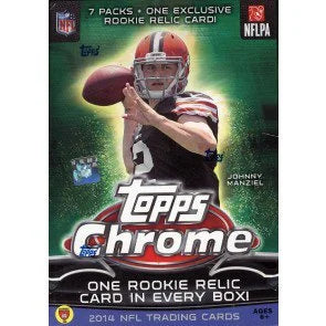 2014 Topps Chrome Football Blaster Box Exclusive Rookie Relic (Ships Sealed Only)