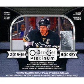 2015 16 O Pee Chee Platinum Hockey Hobby Case 16 Boxes (Ships Sealed Only)