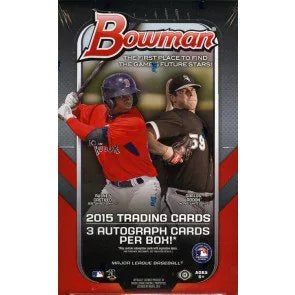 2015 Bowman Baseball Jumbo Hta 8 Box Case (Ships Sealed Only)