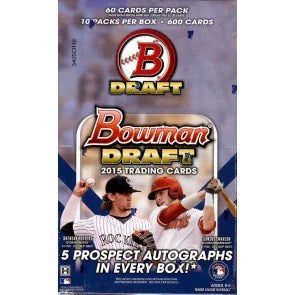 2015 Bowman Draft Picks Prosp Baseball Super Jumbo 6 Box Case (Ships Sealed Only)