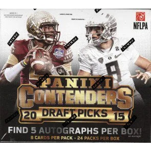 2015 Panini Contenders Draft Picks Football Hobby Box (Ships Sealed Only)