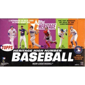 2015 Topps Heritage High Number Baseball Hobby 12 Box Case (Ships Sealed Only)