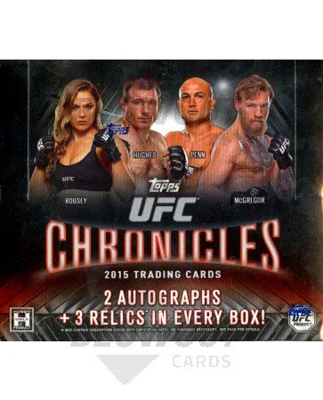 DRAFT - 2015 Topps UFC Chronicles Hobby Case | 6 Boxes, 60 Packs