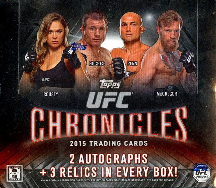 2015 Topps UFC Chronicles Hobby 6 Box Case