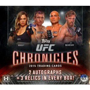 DRAFT - 2015 Topps UFC Chronicles Hobby Box | 10 Packs, 5 Autographs