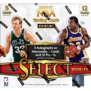 2016 17 Panini Select Basketball Hobby Box (Ships Sealed Only)