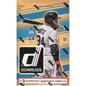 2016 Panini Donruss Baseball Hobby Box (Ships Sealed Only)