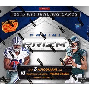 2016 Panini Prizm Football Jumbo 12 Box Case Sealed (Ships Sealed Only)