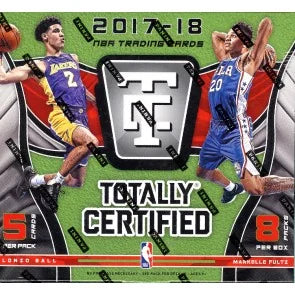 2017 18 Panini Totally Certified Basketball Hobby Case 8 Boxes (Ships Sealed Only)
