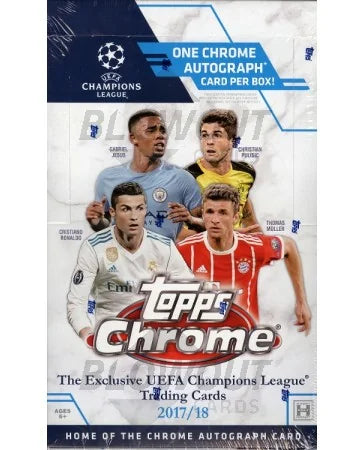 2017 18 Topps UEFA Champions League Chrome Soccer Hobby Box