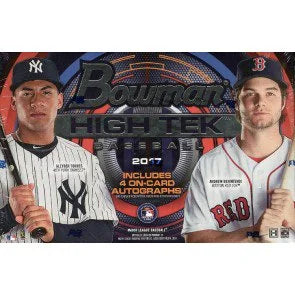 2017 Bowman High Tek Baseball Hobby 12 Box Case (Ships Sealed Only)