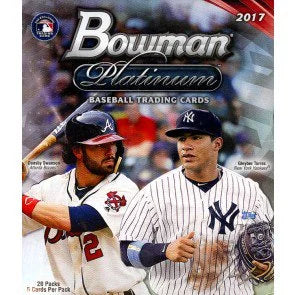 2017 Bowman Platinum Baseball Collector 12 Box Lot (Ships Sealed Only)