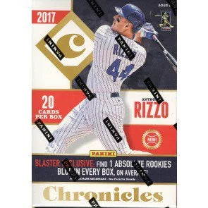 2017 Panini Chronicles Baseball Blaster Box (Ships Sealed Only)