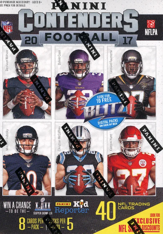 2017 Panini Contenders Football Blaster 20 Box Case