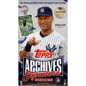 2017 Topps Archives Signature Postseason Ed Baseball Box (Ships Sealed Only)