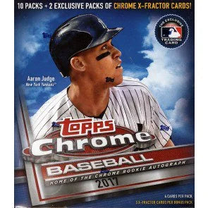 2017 Topps Chrome Baseball Mega 16 Box Case (Ships Sealed Only)