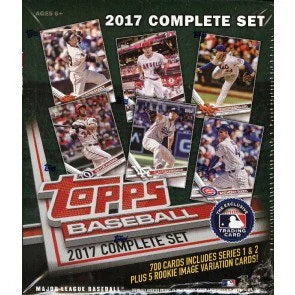 2017 Topps Complete Baseball Factory Set Legend Chrome Ed 6 Set Case (Ships Sealed Only)