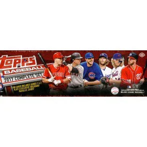 2017 Topps Complete Baseball Hobby Set 12 Set Case (Ships Sealed Only)