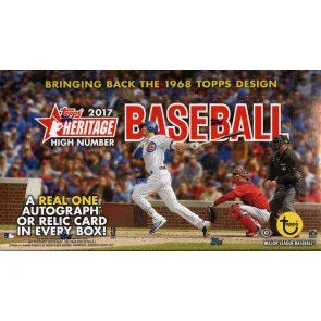 2017 Topps Heritage High Number Baseball Hobby 12 Box Case (Ships Sealed Only)