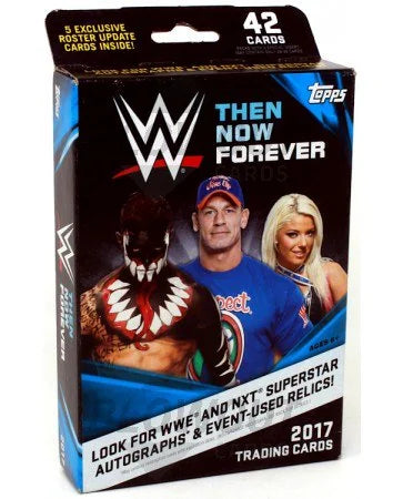 DRAFT - 2017 Topps WWE Then Now Forever Hanger Pack | 12-Box Lot