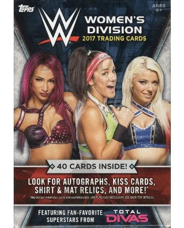 DRAFT - 2017 Topps WWE Women's Division Hanger Pack | 10-Box Lot